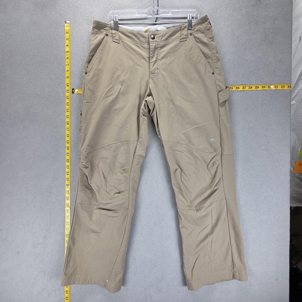 Mountain Hardwear Pants Mens 36x30 Beige Piero Stretch Cargo Hiking Outdoor